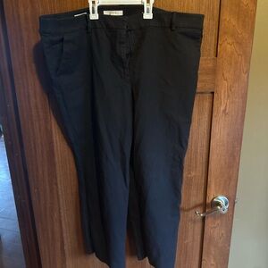 LOFT Women's Classic Black Straight Leg Trousers